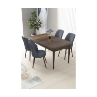 Комплект для столовой Hanah Home Nil Baroque Fume
