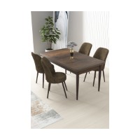 Комплект для столовой Hanah Home Nil Baroque Brown