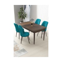 Комплект для столовой Hanah Home Nil Baroque Turquoise