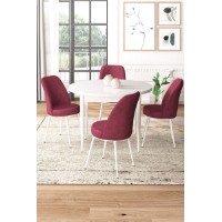 Комплект для столовой Hanah Home Tor White Burgundy