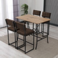 Комплект для столовой Hanah Home Retro Brown Walnut