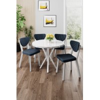 Комплект для столовой Hanah Home Agnes White Anthracite