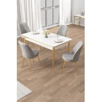 Комплект для столовой Hanah Home Rewa White Gold Grey