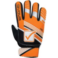 Mănuși de fotbal Givova Stop Fluo Orange/Black, s.9