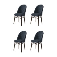 Комплект стульев Hanah Home Ritim Anthracite Brown