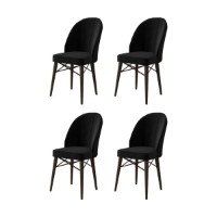Комплект стульев Hanah Home Ritim Black Brown