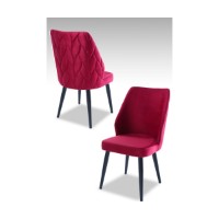 Комплект стульев Hanah Home Pufi Tile Red Black