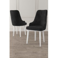 Комплект стульев Hanah Home Trex Black White