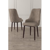 Комплект стульев Hanah Home Trex Cappuccino Brown