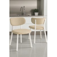 Комплект стульев Hanah Home Toldy Cream White