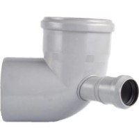 Угольник Uniplast PP d110/50x87 / 17160