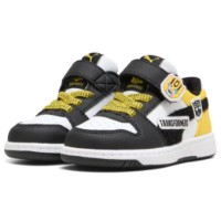 Ghete pentru copii Puma Rebound V6 Transformers Ac+ Puma White/Black/Bright Mango Yellow, s.21