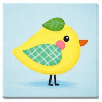 Картина по номерам Art Gallery Premium Yellow Bird (B088)