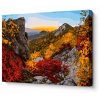 Картина по номерам Art Gallery Premium Горный пейзаж осени 40x50cm (GX34041)