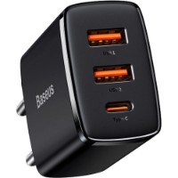 Зарядное устройство Baseus Compact Series with Type-C Black (CCXJ-E01)