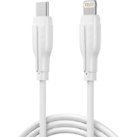 USB Кабель Bavin Type-C to Lightning TPE 1m White (CB385TL)