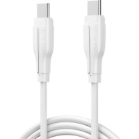 USB Кабель Bavin Type-C to Type-C TPE 1m White (CB385TT)