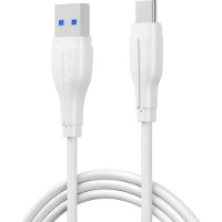 USB Кабель Bavin USB to Type-C TPE 1m White (CB385T)