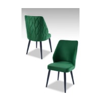Комплект стульев Hanah Home Pufi Green Black