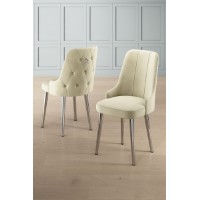 Комплект стульев Hanah Home Newa Cream Chrome