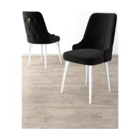 Комплект стульев Hanah Home Newa Black White