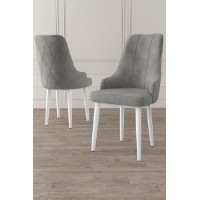 Комплект стульев Hanah Home Trex Grey White