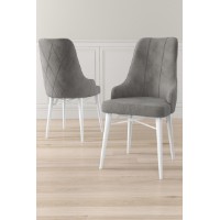 Комплект стульев Hanah Home Neta Grey White