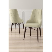 Комплект стульев Hanah Home Neta Cream Brown