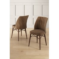 Комплект стульев Hanah Home Nuna Brown