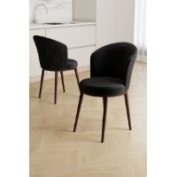 Комплект стульев Hanah Home Risa Black Brown