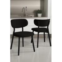 Комплект стульев Hanah Home Toldy Black