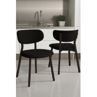 Комплект стульев Hanah Home Toldy Black Brown