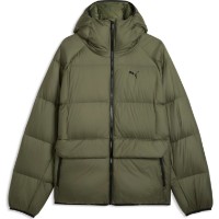 Geacă pentru bărbați Puma Hooded Down Puffer M Moss Veil, s.M