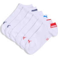 Мужские носки Puma Logo Sneaker 3P White/Red/Blue, s.43-46
