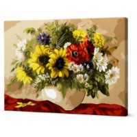 Tablou pe numere Art Gallery Premium Buchet frumos 30x40cm (EX8329)