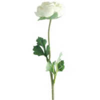 Floare decorativă Casa Masa Ranunculus 50cm alb-crem L50012/WH