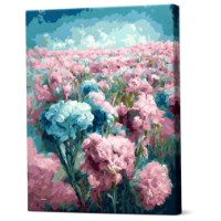 Картина по номерам Art Gallery Premium Пастельные цветы 30x40cm (EX8252)
