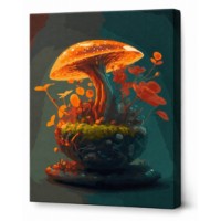 Картина по номерам Art Gallery Premium Микро грибы 40x50cm (GX46768)