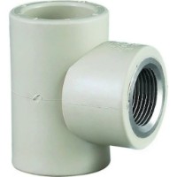 Тройник Kalde Teu FI PPR Gray d20*1/2F (23195)