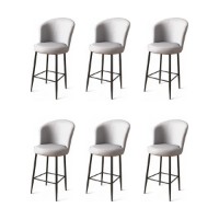 Комплект барных стульев Hanah Home Uras Grey Black