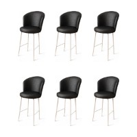 Комплект барных стульев Hanah Home Uras Black White