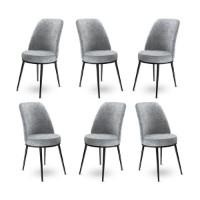 Set scaune Hanah Home Dexa Grey Black