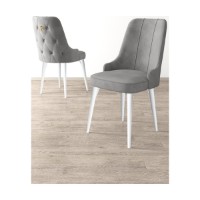 Комплект стульев Hanah Home Newa Grey White