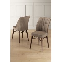 Комплект стульев Hanah Home Nuna Cappuccino Brown