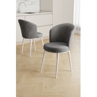 Комплект стульев Hanah Home Risa Grey White