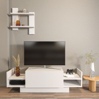 Comodă TV Hanah Home Bahar White