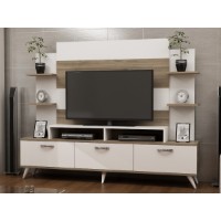 Living Hanah Home Diana White Walnut