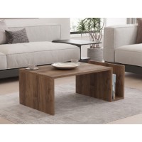 Măsuţă cafea Hanah Home Memo Venezia Walnut