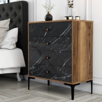 Комод Hanah Home Lizbon 541 Walnut Black