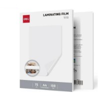 Folie pentru laminare Deli DL00172 A4 75мkм 100pcs